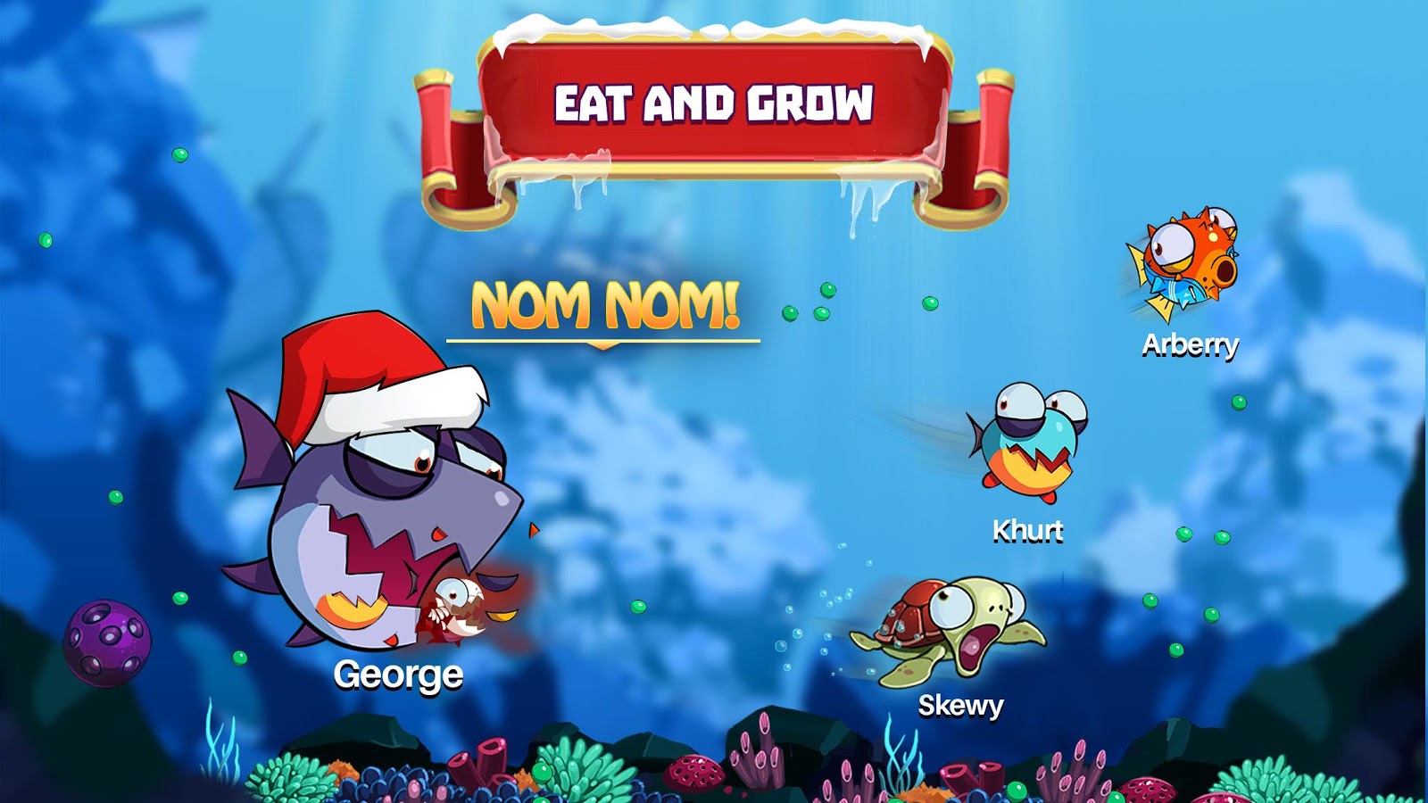 EatMe.io Review: Unique Fish Type Survival Games with A Touch of RPG