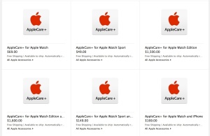 Confirmed Price of AppleCare + Apple Watch, Repair Costs and More