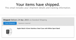 The First Apple Watch Already Been Delivered: "The Watch is here"
