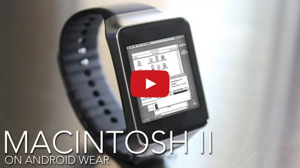 Corbin Davenport Gets Macintosh System 6 Run on Android Wear
