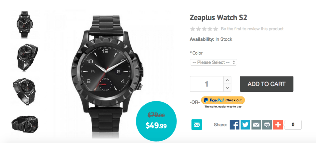 Review: Zeaplus Watch S2, Attractive Smartwatch Like LG Watch