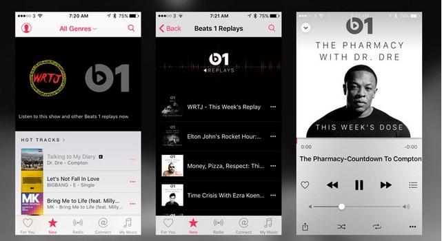 How to Playback Radio Beats 1 in Replay Features