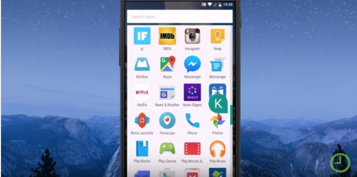 Newly Designed App Drawer