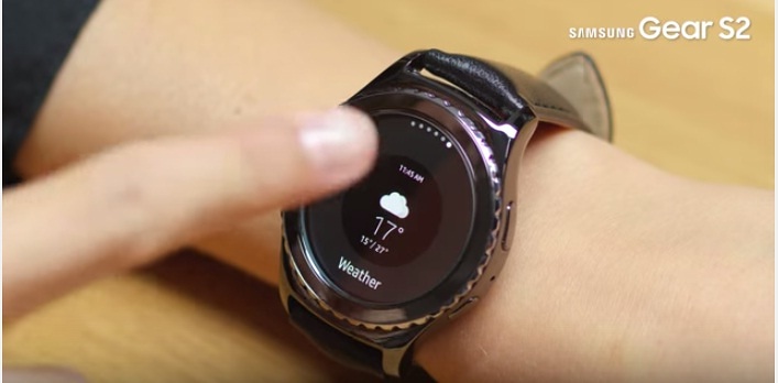 Widget on Samsung Gear S 2