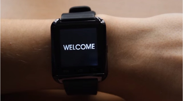 u watch u8 welcome screen