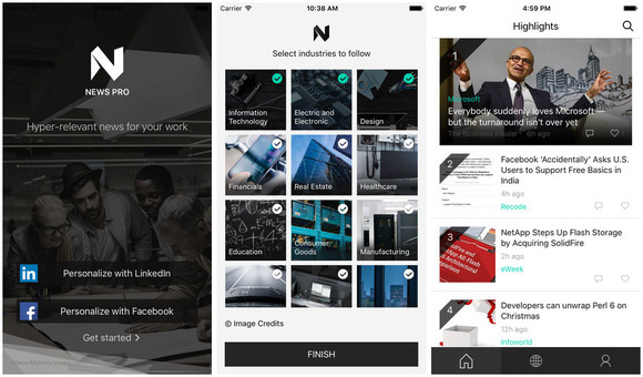Compete with Flipboard, Microsoft Create News Pro Application 2