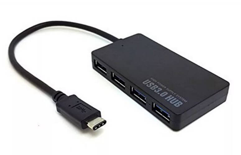 Four port USB-C Hub
