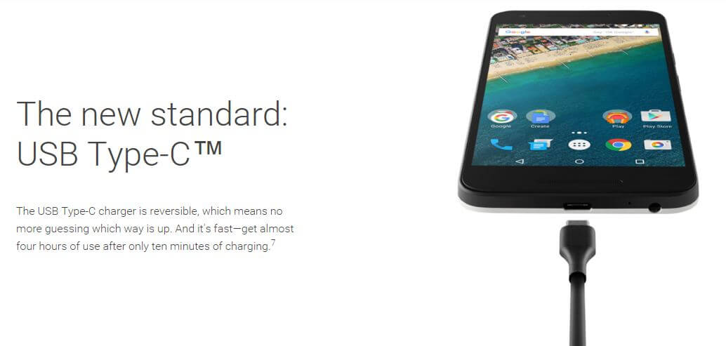 Nexus 5X quick charge
