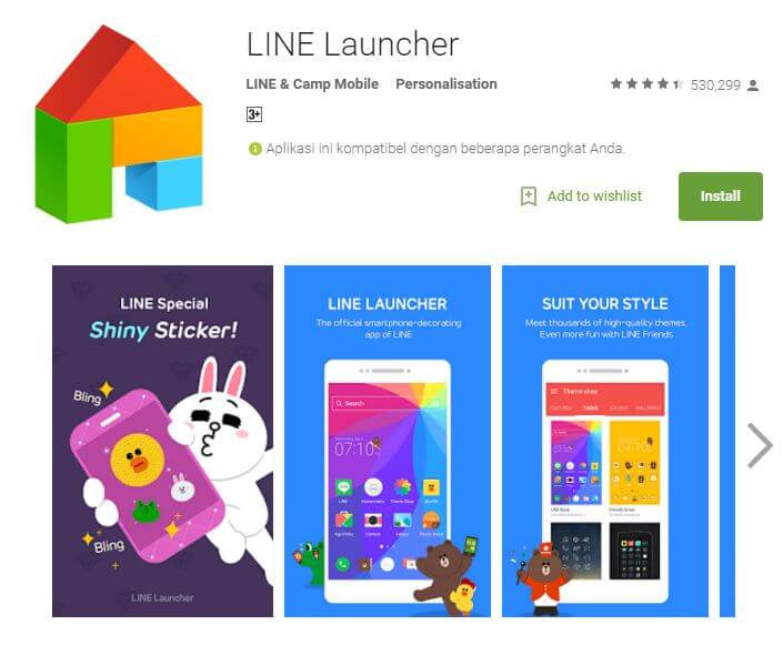 line launcher for nexus 6p