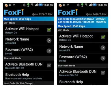 5 Best Tethering App for Android for You - foxfi
