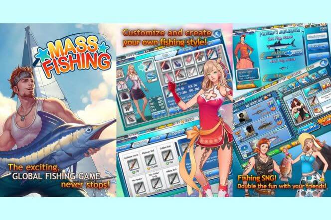 Free Fishing Game for Android in 2016 - line mass fishing