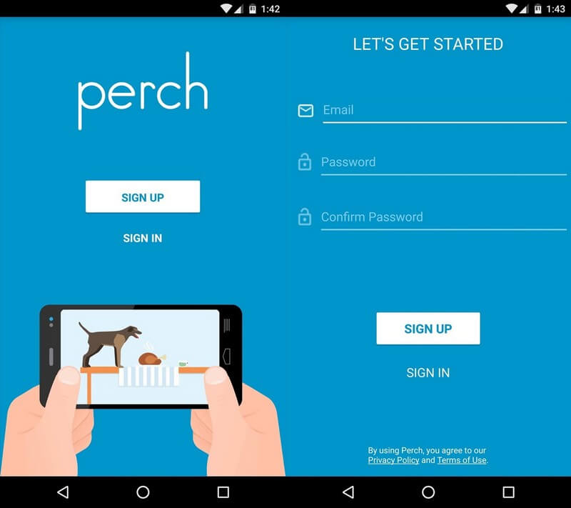 How to make CCTV using Android Smartphone with Perch Apps 2