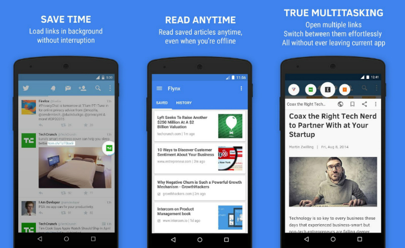Mobile web Browser for Android - flynx
