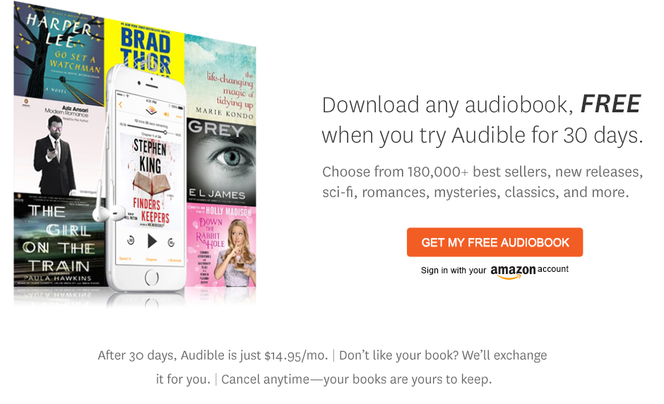 Audiobooks from Audible