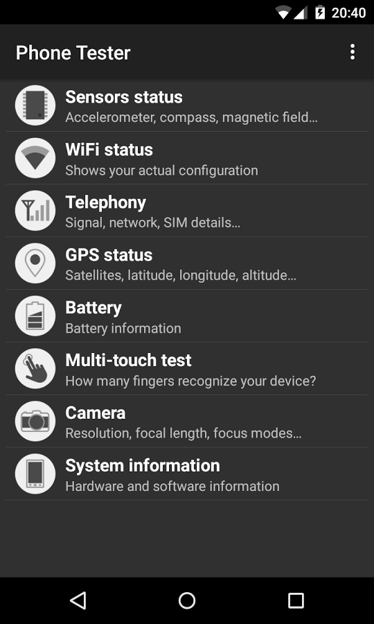 Phone Tester Apps for Android - Phone Tester Info