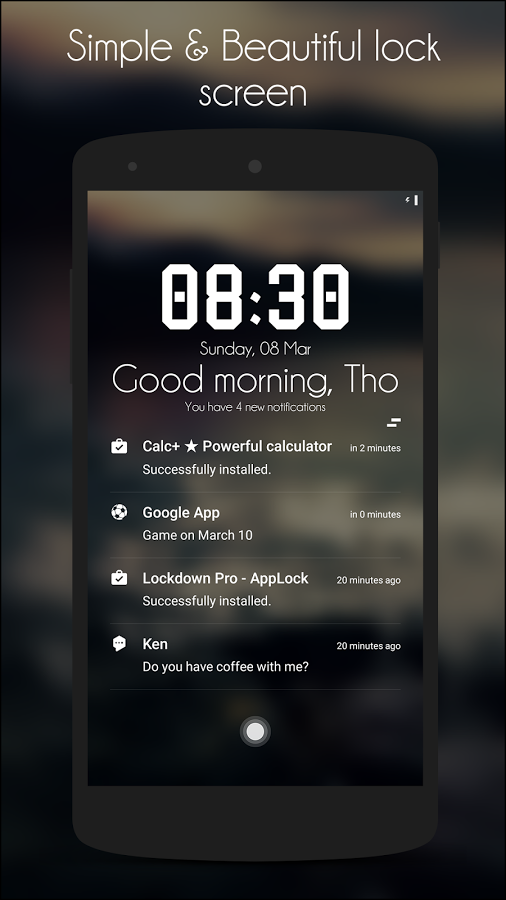 Lock Screen App for Android - HiLocker