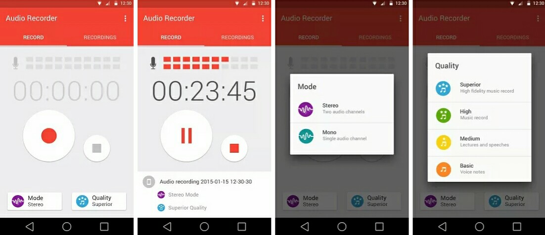 audio recorder