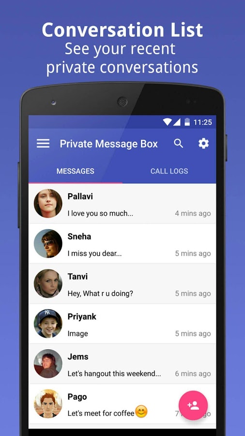 messenger private message