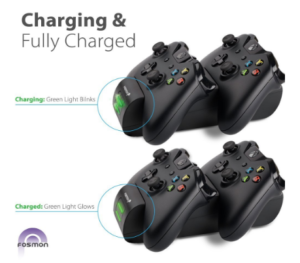 Fosmon Xbox One / One X / One S Controller Charger image 1