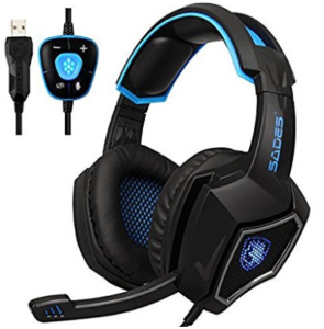 SADES Wolf 7.1 Surround Sound Stereo Over-the-Ear