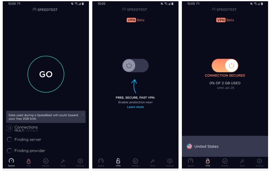 Ookla’s Speedtest