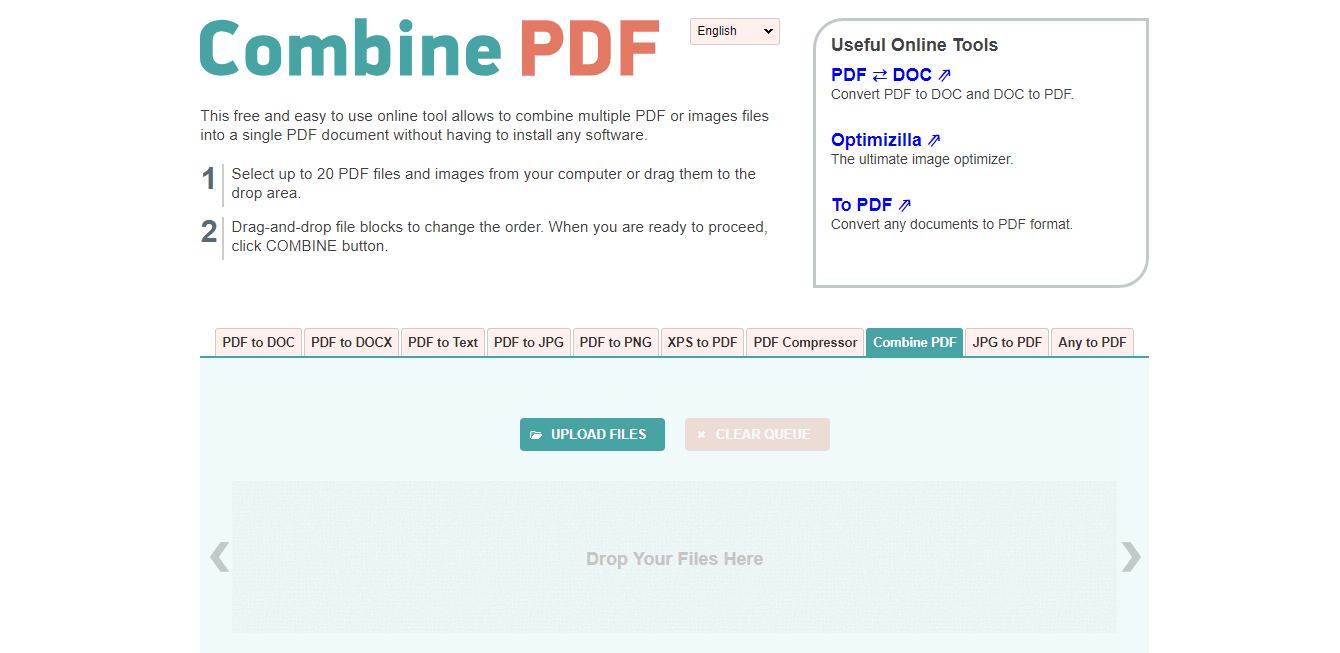 Combine PDF FIles