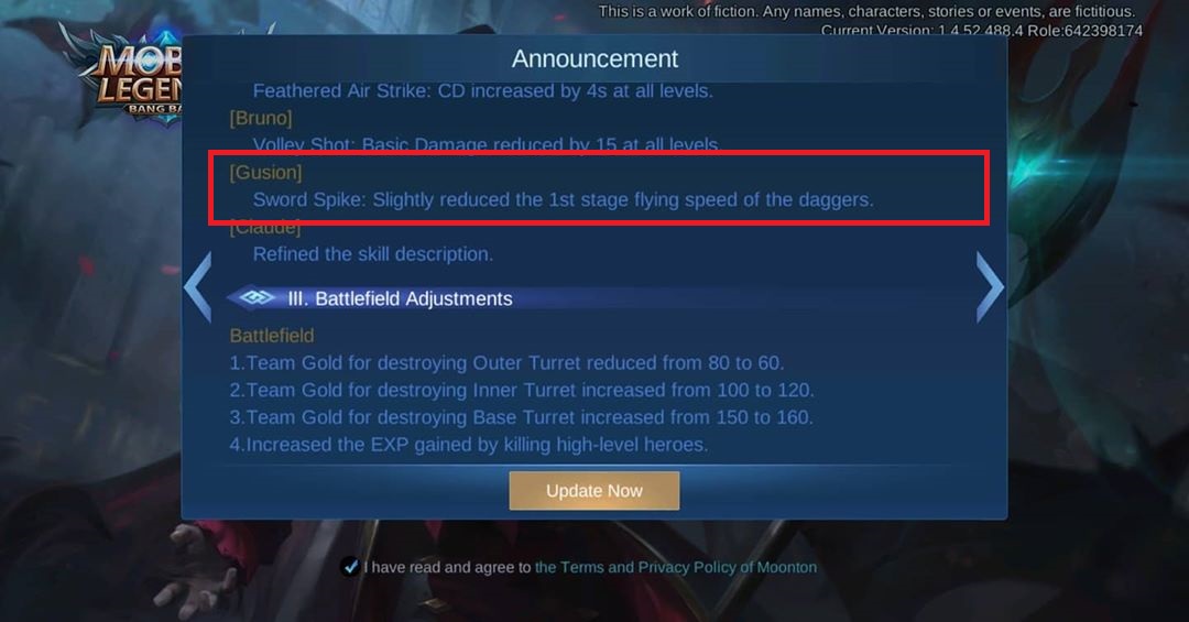 Mobile legends