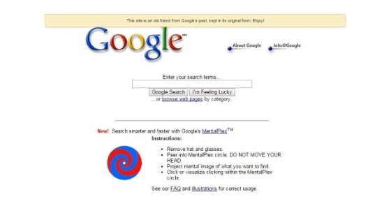 April Fools Prank by Google