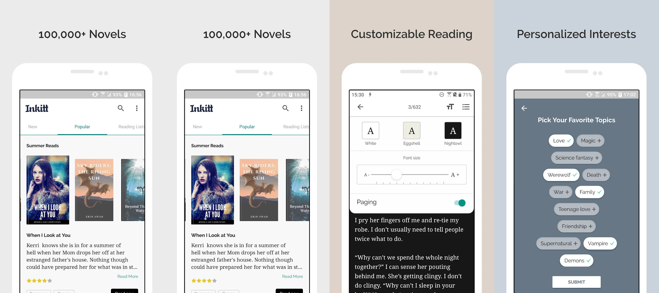 Novel Reading App