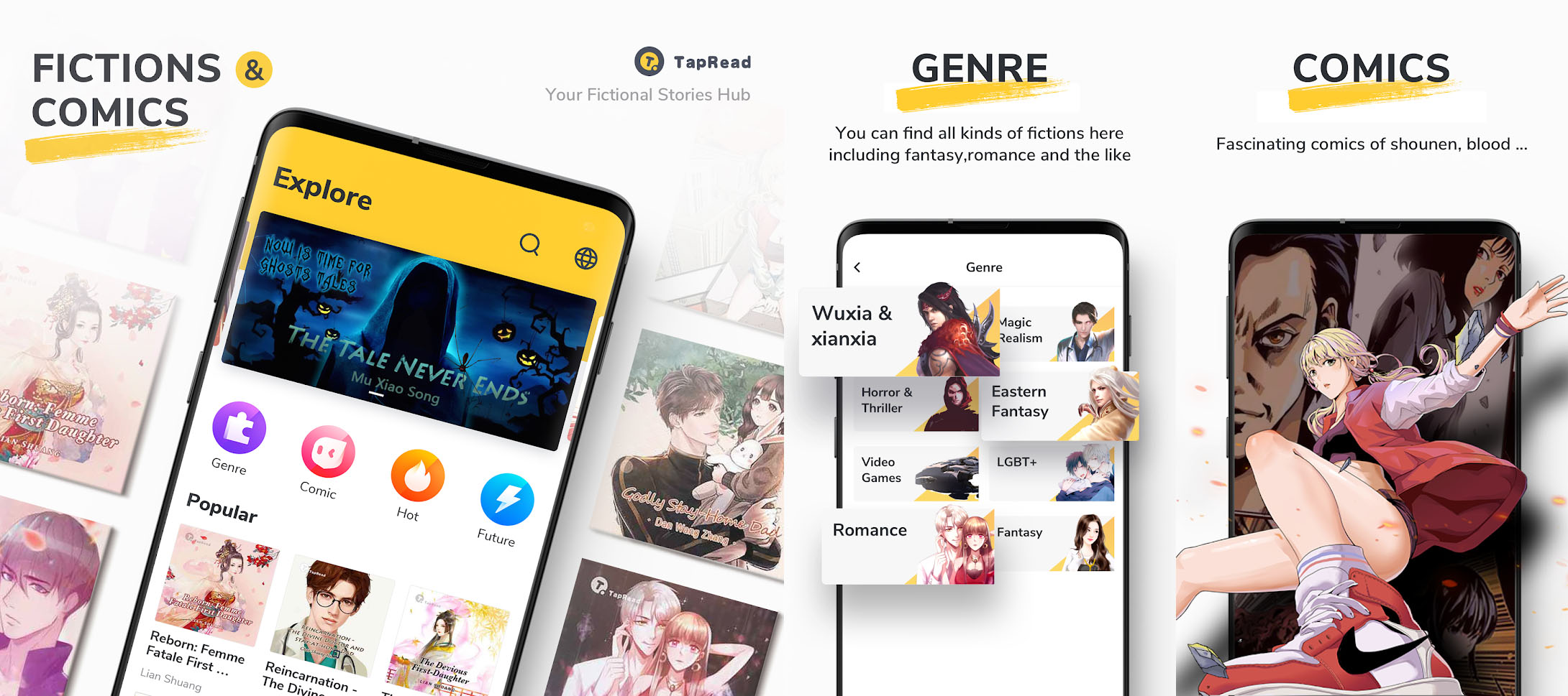 Novel reading app