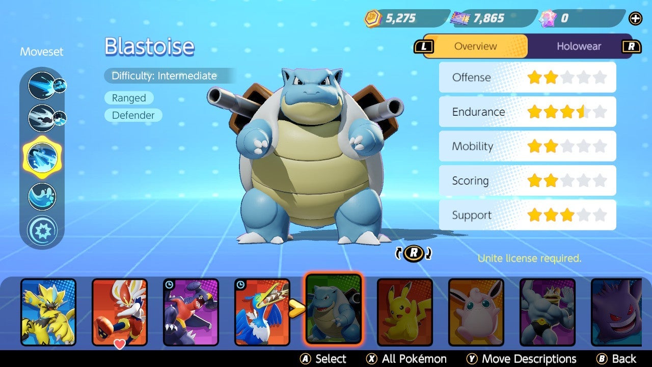 Pokemon Unite Blastoise