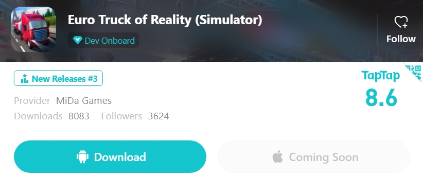 Download Euro Truck of Reality