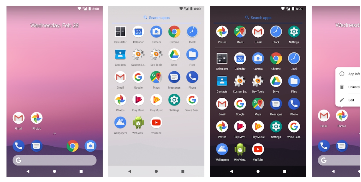 Roonby - Lightweight launcher android  - Lean Launcher