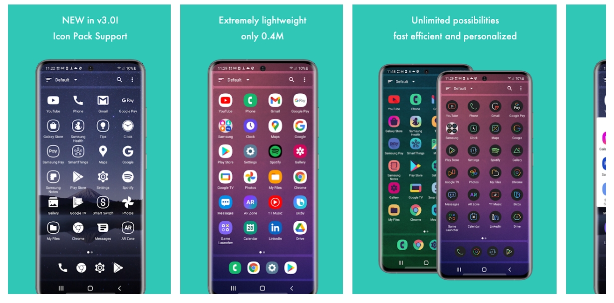 Roonby - Lightweight launcher android  - Mini Desktop Launcher