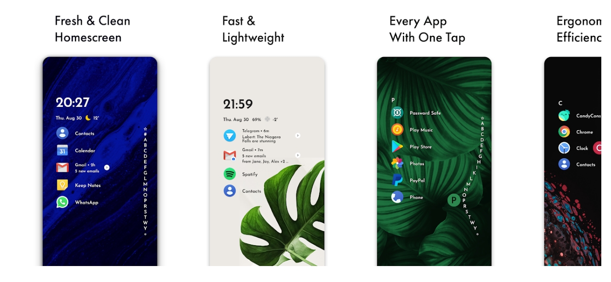 Roonby - Lightweight launcher android  - Niagara Launcher