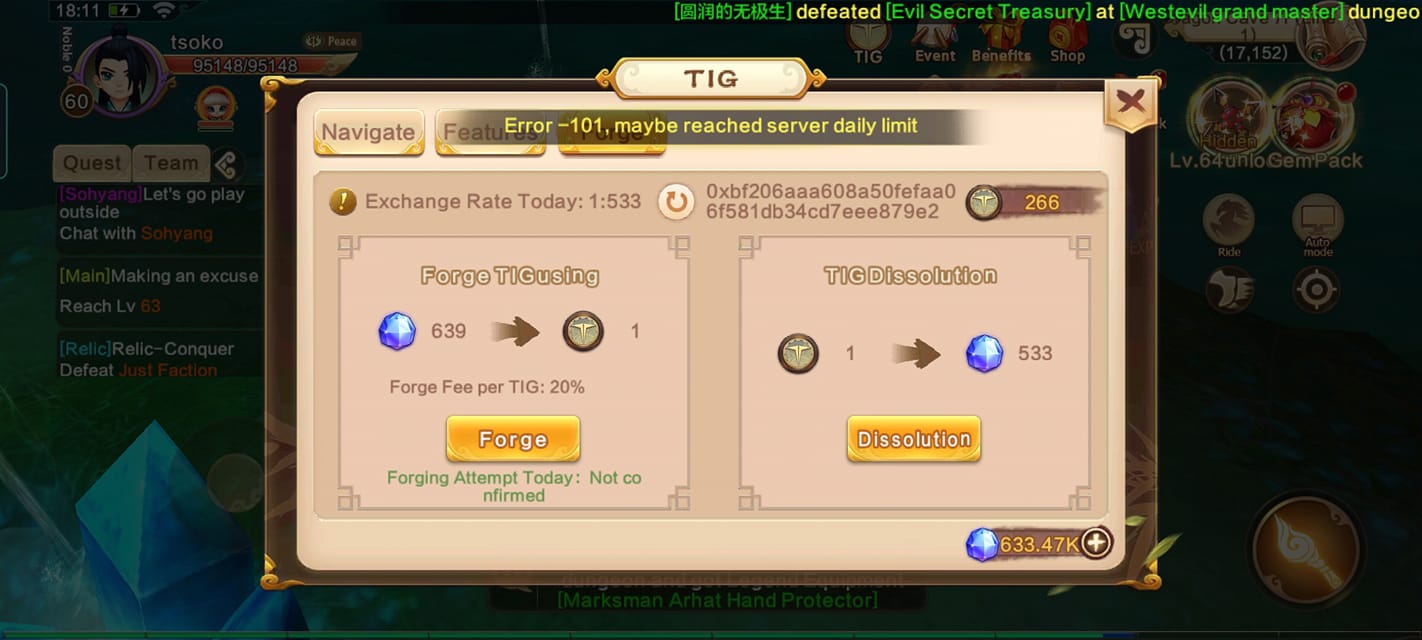 Yulgang Global Redeem Codes