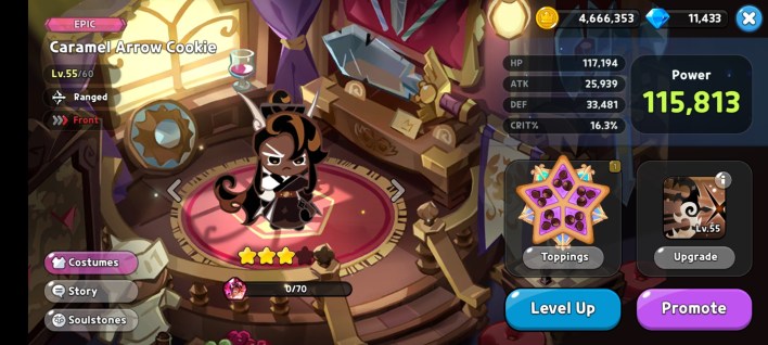 Caramel Arrow Cookie Guide