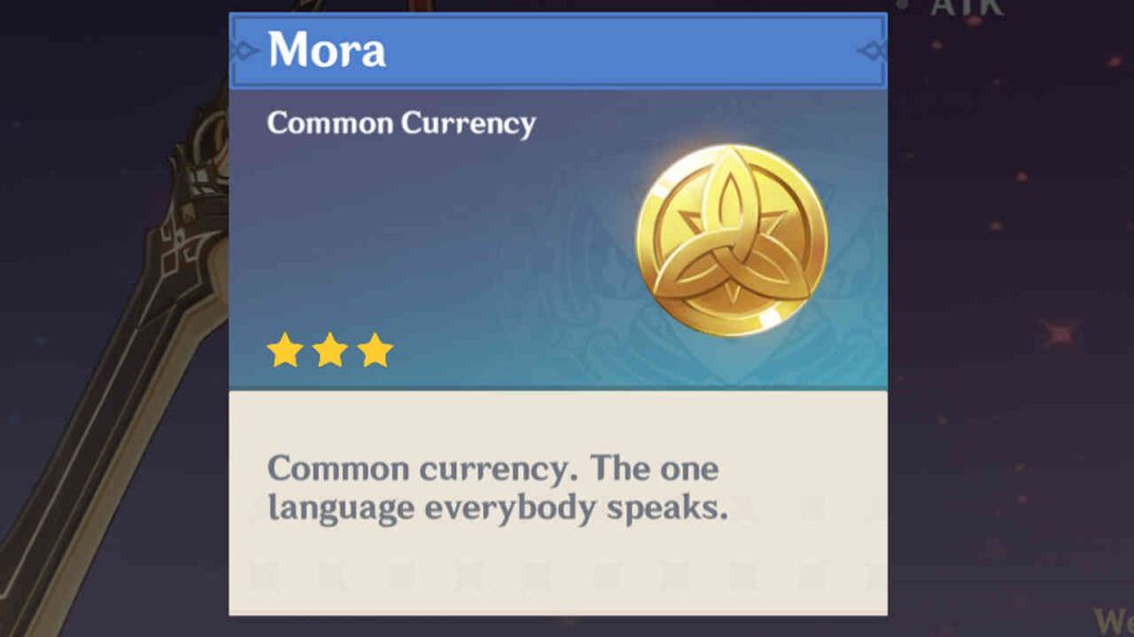 Genshin Impact Mora
