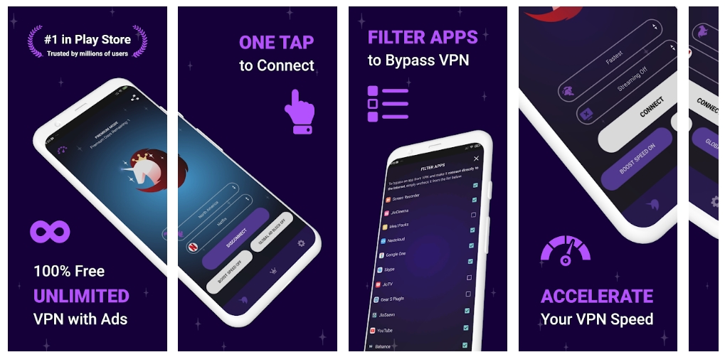 Free VPN on android