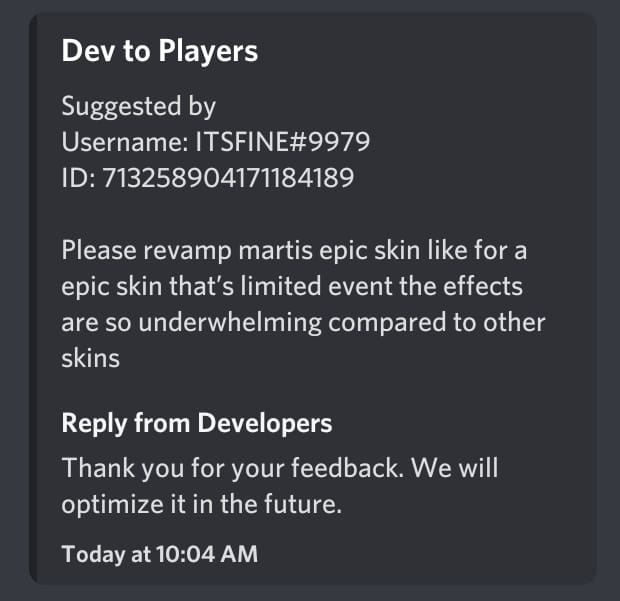 Mobile Legends Skin Revamp