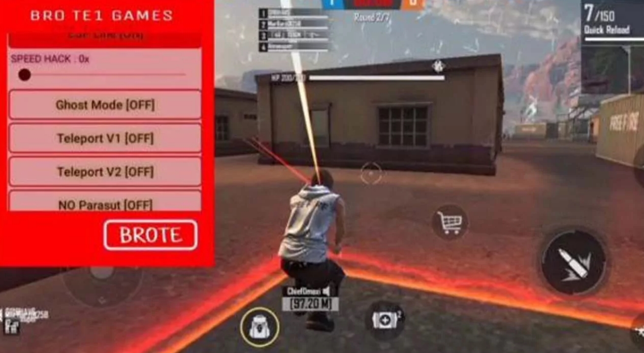 Garena Free Fire Cheater