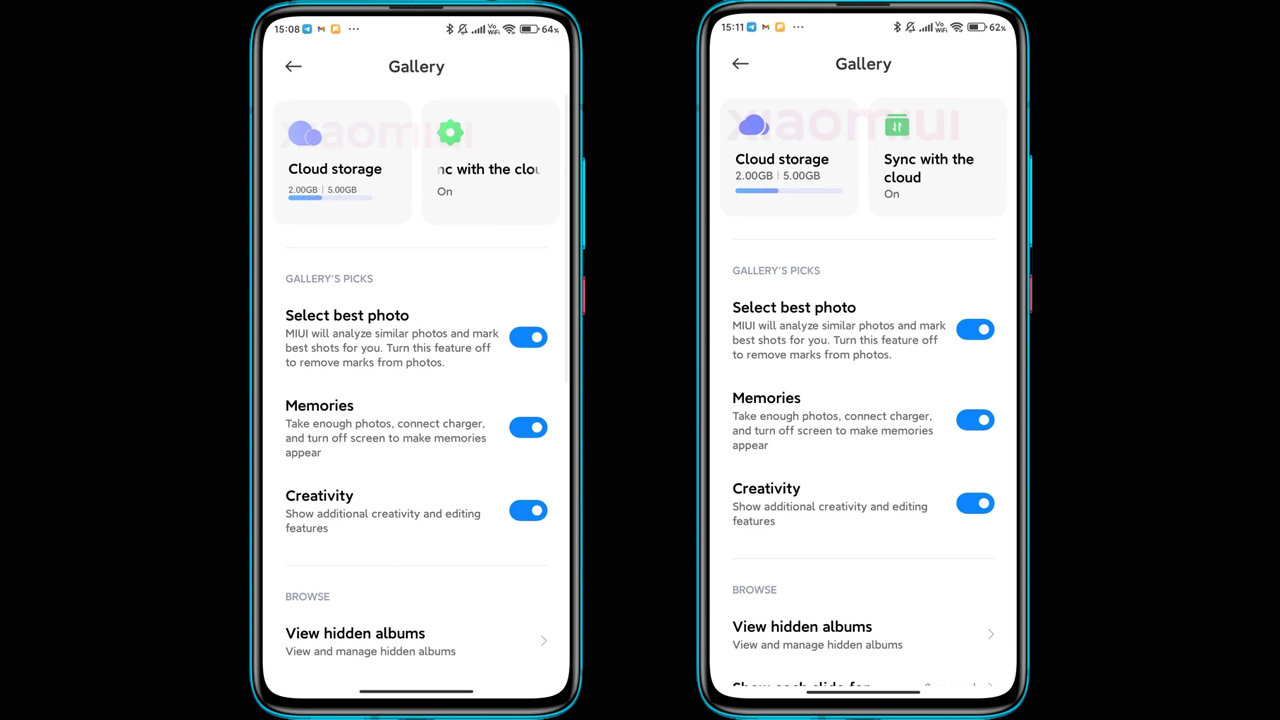 Xiaomi Gallery Apps