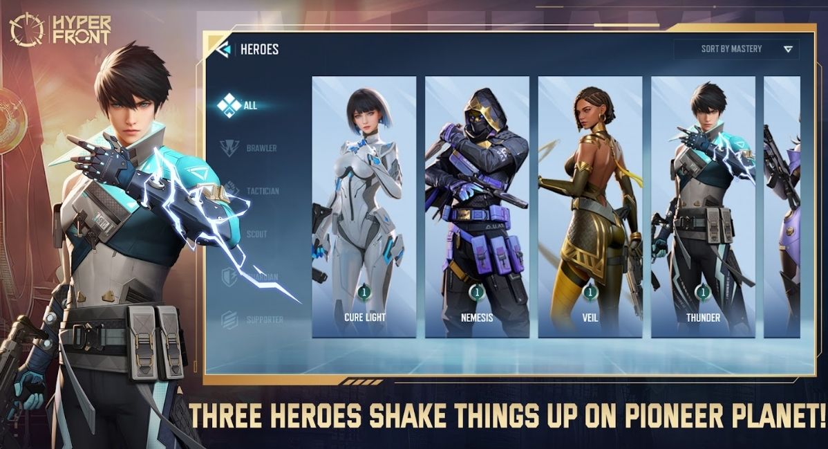 Nemesis, Cure Light, Veil Hyper Front