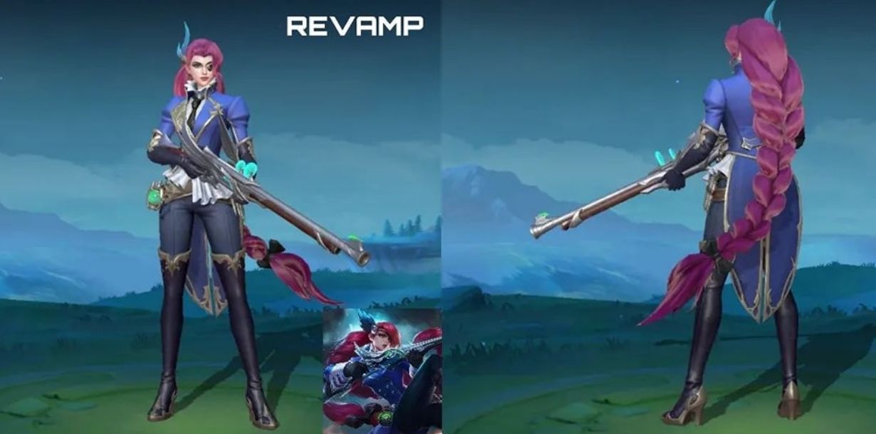 Hero Mobile Legends Lesley, a few moments ago was rumored to be getting Revamp from Moonton, brought a change to the marksman hero.  Although it is not known what will be given to Lesley in the future from Moonton, interested players can see some design leaks in the article below.  This Lesley revamp design leak was released by one of the Mobile Legends leakers on his Facebook social media account, 'Whiz MLBB', presenting a small change for the ml hero.  Also Read: Leaked Starlight Skin for August 2022, For Marksman Magic Damage Who Has Received Nerf!  Leaked Revamp Hero Mobile Legends Lesley!   Revamp Lesley Mobile Legends presents a change in the shape of the Hero marksman, becoming more slick and HD than before.  Some of the changes that can be seen are the bangs that do not cover the marksman's face, the addition of gold knitwear on the back and front of the suit he is wearing, and small details that make it even more slick to look at.  Here is a picture of Lesley's design before it was revamped by Moonton:    Seeing the difference between the two, of course very significant, right?  Also Read: The Popularity of Stumble Guys Successfully Defeats Mobile Legends and Free Fire!  Lesley will be the Second Leomord in the Next Patch! In the previous Rise of Necrokeep patch, Leomord got a change that made it quite an Op in the Mobile Legends game.  Given that the changes from Leomord were not too significant in some of the previous patch updates, which only changed the fighter hero to be more HD. Moonton seems to do the same for the marksman hero.  This patch update changes marksman Lesley to be more HD and provides several Buffs that make this marksman hero even more annoying in the game.  But what do you think? Will Lesley be on the rise with this revamp update?