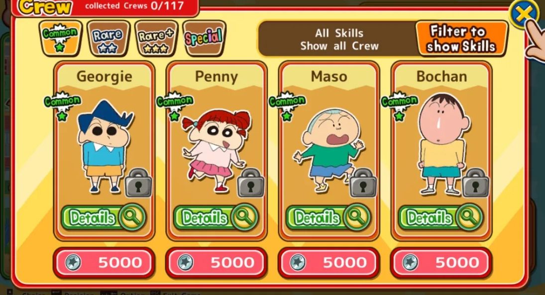 Crayon Shinchan Mobile Game