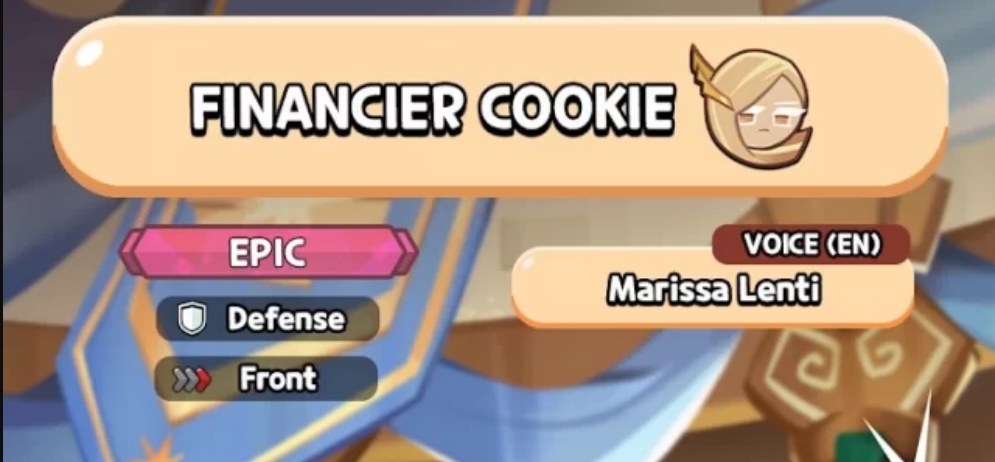 Cookie Run Kingdom Financier Cookie