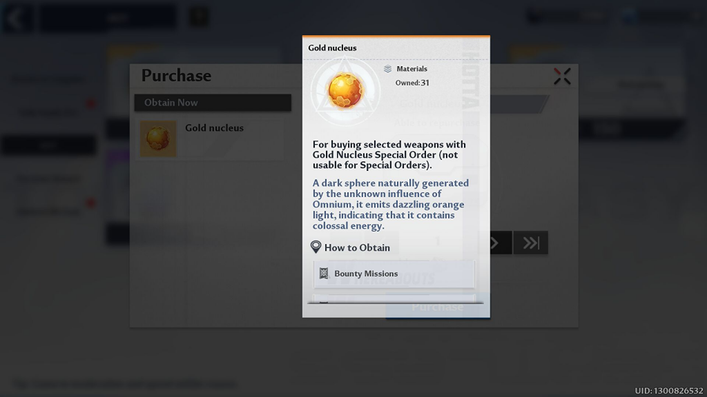 Tower of Fantasy Guide Gold Nucleus