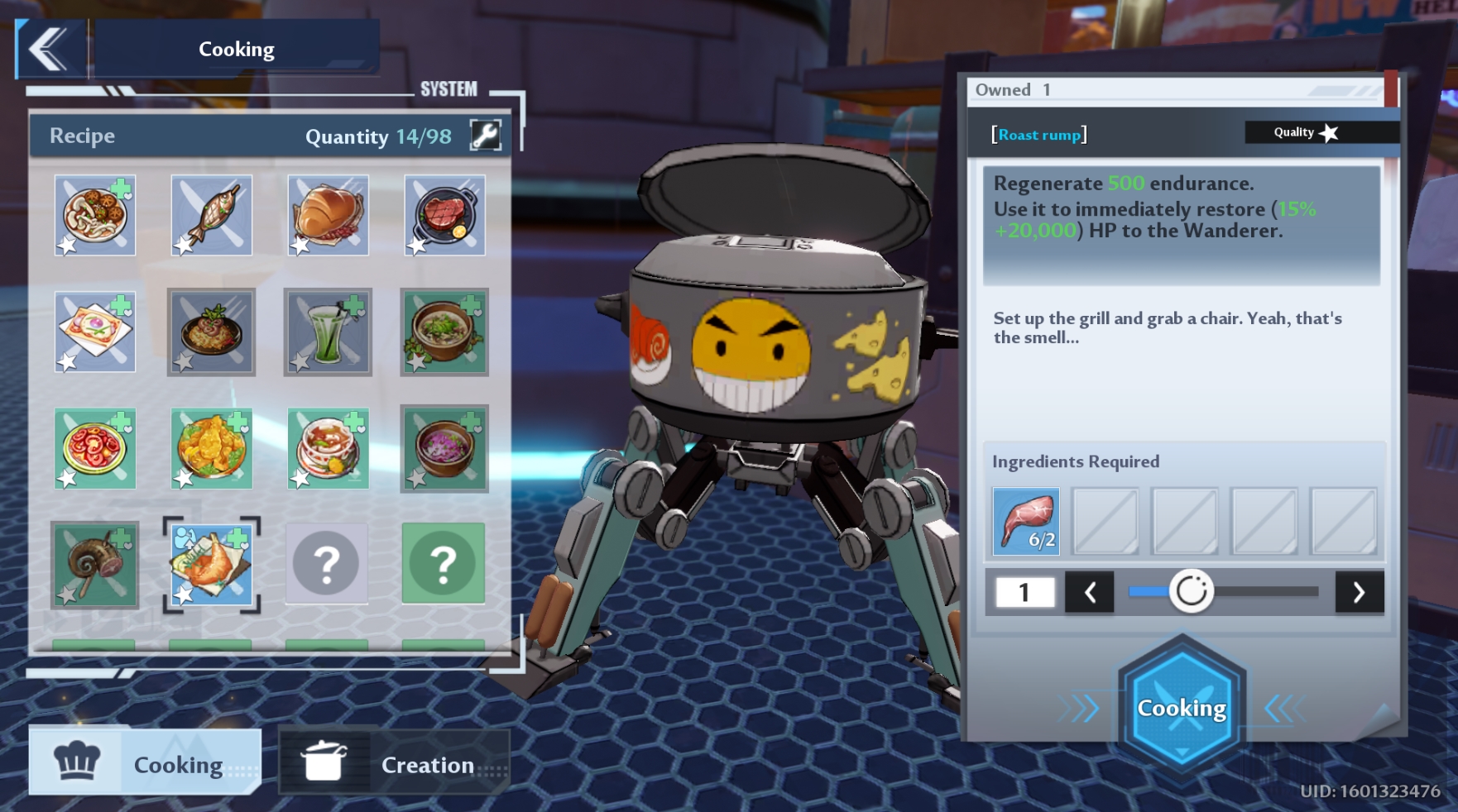 Tower of Fantasy Regen Health