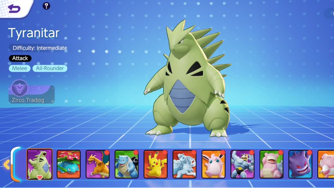 Pokemon Unite Tyranitar