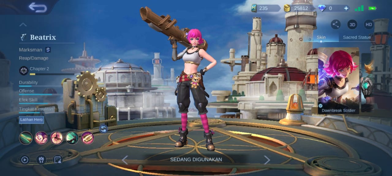 Nerf Beatrix Mobile Legends